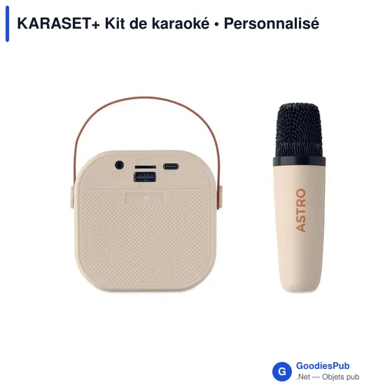 Kit de karaoké personnalisable avec logo - KARASET+ - Image 5