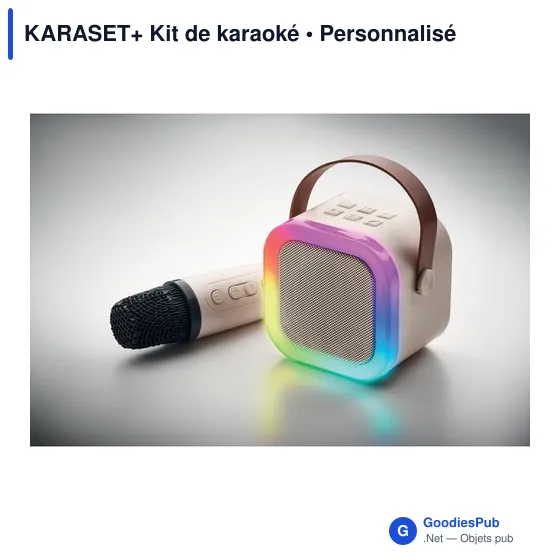 Kit de karaoké personnalisable avec logo - KARASET+ - Image 6