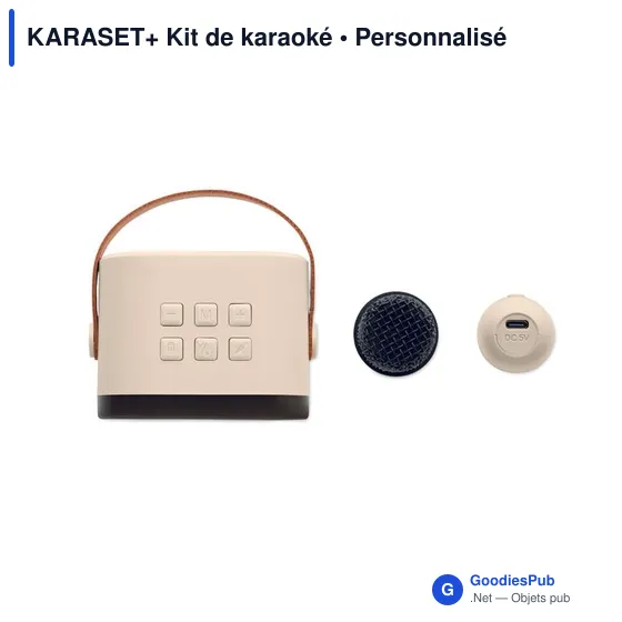 Kit de karaoké personnalisable avec logo - KARASET+ - Image 9