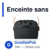Enceinte sans fil personnalisable KARASETA avec logo - Miniature 11