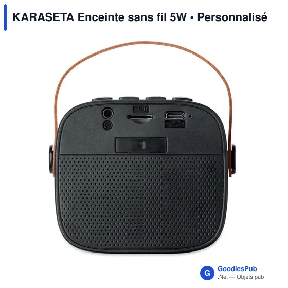 Enceinte sans fil personnalisable KARASETA avec logo - Image 11