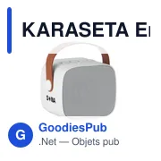 Enceinte sans fil personnalisable KARASETA avec logo - Miniature 3