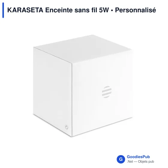 Enceinte sans fil personnalisable KARASETA avec logo - Image 6