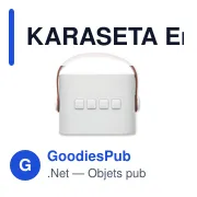 Enceinte sans fil personnalisable KARASETA avec logo - Miniature 7