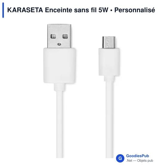 Enceinte sans fil personnalisable KARASETA avec logo - Image 8