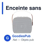 Enceinte sans fil personnalisable KARASETA avec logo - Miniature 9