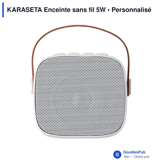 Enceinte sans fil personnalisable KARASETA avec logo - Image 9