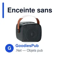 Enceinte sans fil personnalisable KARASETA avec logo - Miniature 10