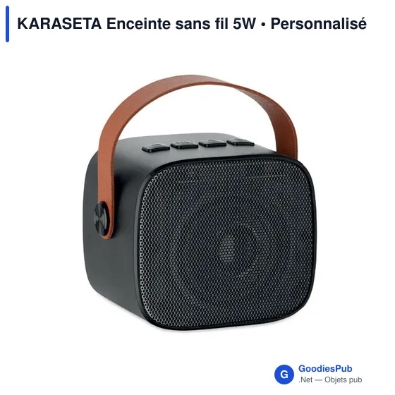 Enceinte sans fil personnalisable KARASETA avec logo - Image 10