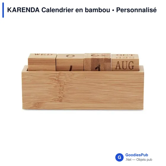 KARENDA Calendrier en bambou - Image 2