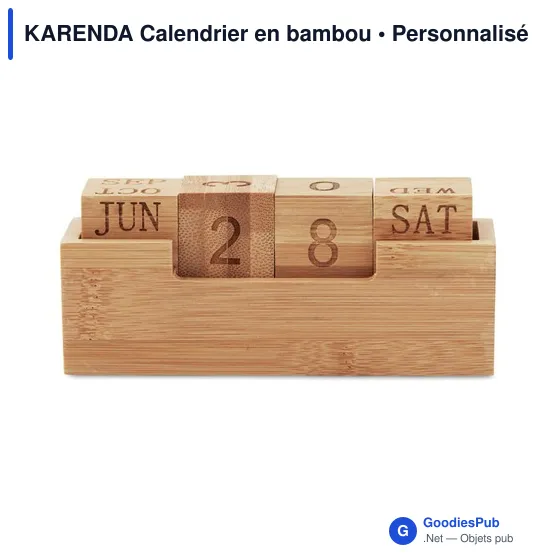 KARENDA Calendrier en bambou - Image 3