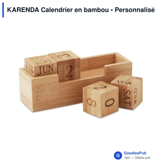 KARENDA Calendrier en bambou - Image 4