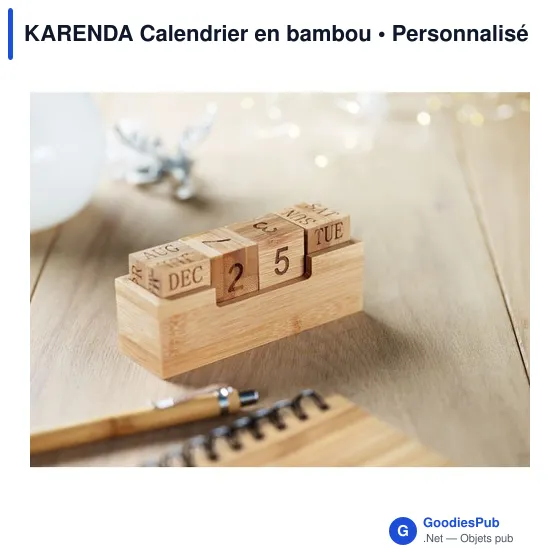 KARENDA Calendrier en bambou - Image 5