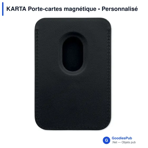 Porte-cartes magnétique personnalisable KARTA avec logo - Image 2