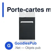 Porte-cartes magnétique personnalisable KARTA avec logo - Miniature 3