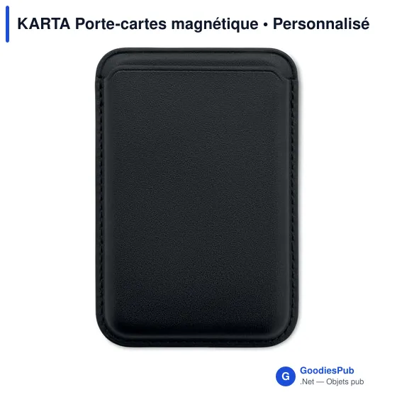 Porte-cartes magnétique personnalisable KARTA avec logo - Image 4