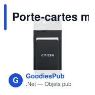 Porte-cartes magnétique personnalisable KARTA avec logo - Miniature 5