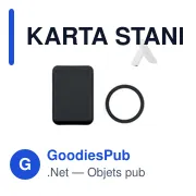 Porte-cartes magnétique personnalisable KARTA STAND avec logo - Miniature 1