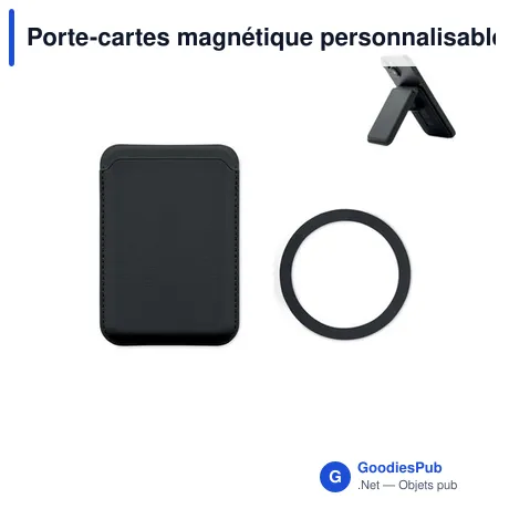 Porte-cartes magnétique personnalisable KARTA STAND avec logo