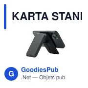 Porte-cartes magnétique personnalisable KARTA STAND avec logo - Miniature 2