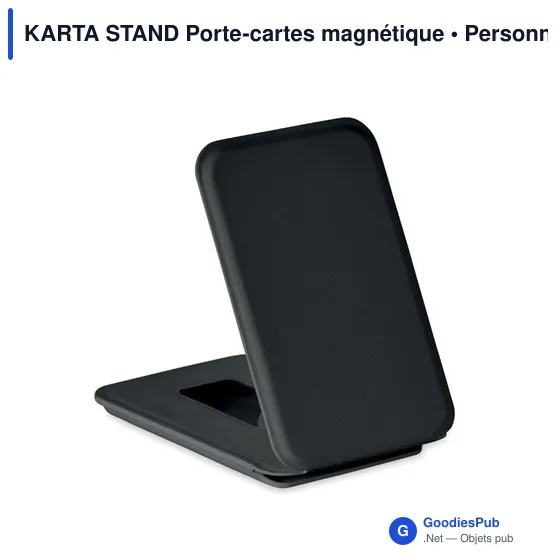 Porte-cartes magnétique personnalisable KARTA STAND avec logo - Image 11
