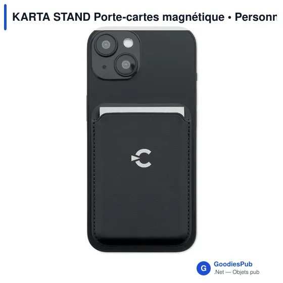 Porte-cartes magnétique personnalisable KARTA STAND avec logo - Image 5
