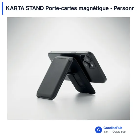 Porte-cartes magnétique personnalisable KARTA STAND avec logo - Image 6