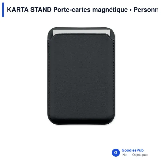 Porte-cartes magnétique personnalisable KARTA STAND avec logo - Image 7