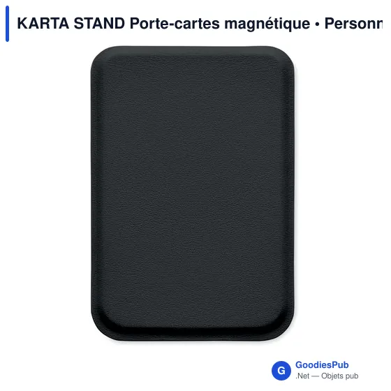 Porte-cartes magnétique personnalisable KARTA STAND avec logo - Image 8