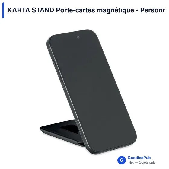 Porte-cartes magnétique personnalisable KARTA STAND avec logo - Image 10