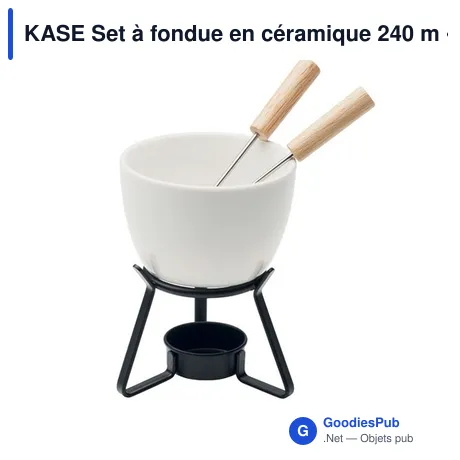 KASE Set à fondue en céramique 240 m