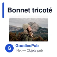 Bonnet tricoté personnalisable avec logo pour entreprises - Miniature 6