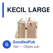 KECIL LARGE Grand sac isotherme toile 450gr - Miniature 1