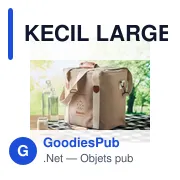 KECIL LARGE Grand sac isotherme toile 450gr - Miniature 3