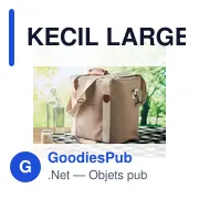 KECIL LARGE Grand sac isotherme toile 450gr - Miniature 4
