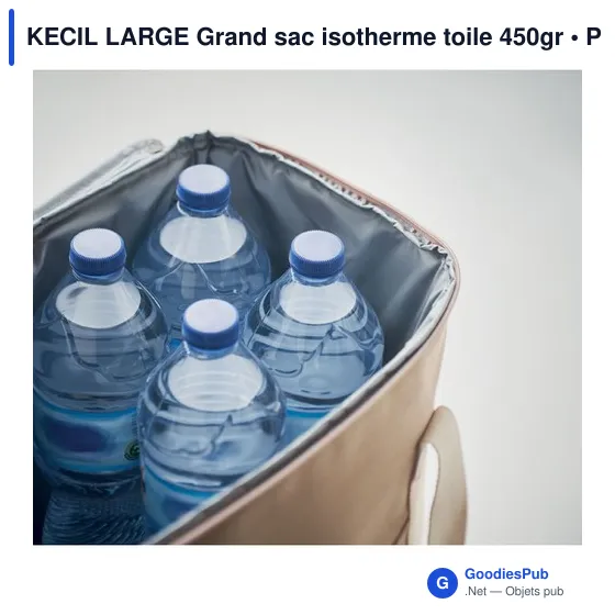 KECIL LARGE Grand sac isotherme toile 450gr - Image 5