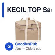 KECIL TOP Sac isotherme en toile 320 gr/m - Miniature 1