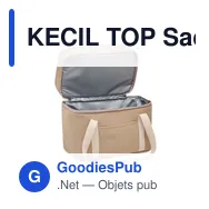 KECIL TOP Sac isotherme en toile 320 gr/m - Miniature 2