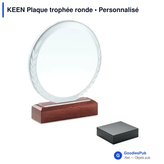 KEEN Plaque trophée ronde - Image 1