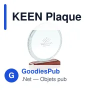 KEEN Plaque trophée ronde - Miniature 4