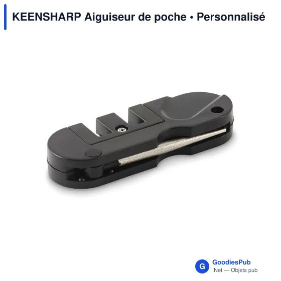 Aiguiseur de poche personnalisable pour logo - KEENSHARP - Image 2
