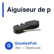 Aiguiseur de poche personnalisable pour logo - KEENSHARP - Miniature 3