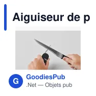 Aiguiseur de poche personnalisable pour logo - KEENSHARP - Miniature 4