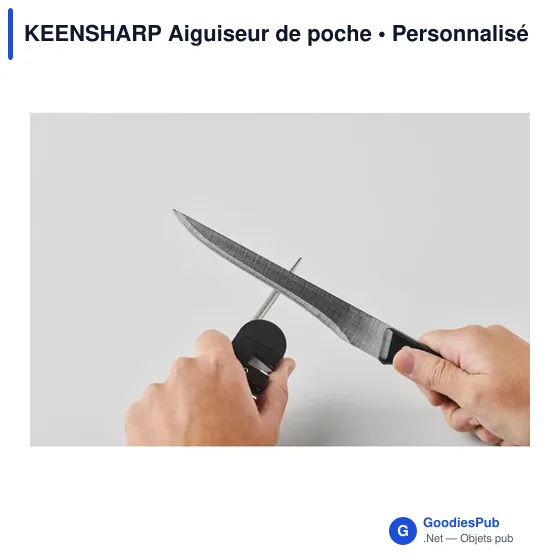 Aiguiseur de poche personnalisable pour logo - KEENSHARP - Image 4