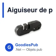 Aiguiseur de poche personnalisable pour logo - KEENSHARP - Miniature 7