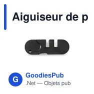 Aiguiseur de poche personnalisable pour logo - KEENSHARP - Miniature 8