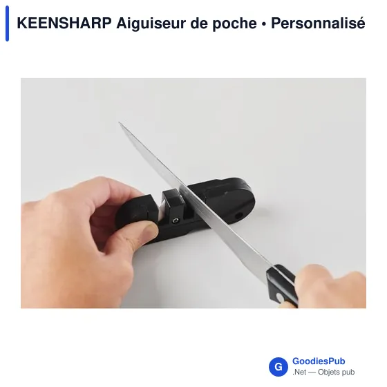 Aiguiseur de poche personnalisable pour logo - KEENSHARP - Image 9
