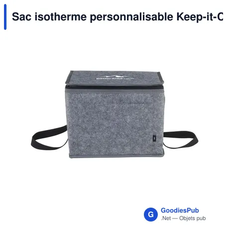 Sac isotherme personnalisable Keep-it-Cool GRS Felt avec logo