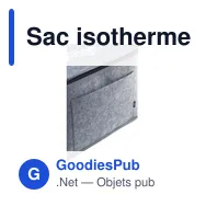Sac isotherme personnalisable Keep-it-Cool GRS Felt avec logo - Miniature 3