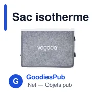 Sac isotherme personnalisable Keep-it-Cool GRS Felt avec logo - Miniature 4